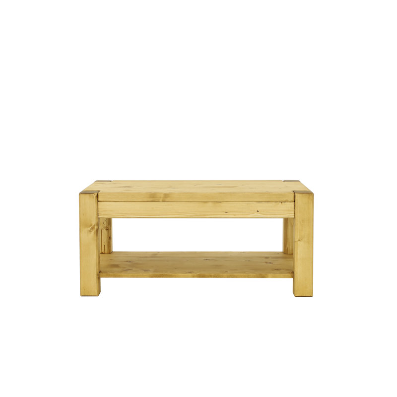 Mccomas Solid Wood Four Leg Coffee Table