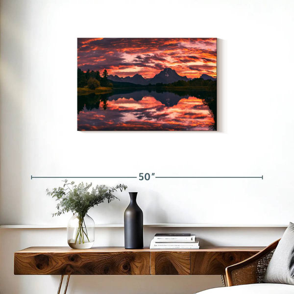 Millwood Pines Alvord Grand Teton Glowing Sunset - Wayfair Canada
