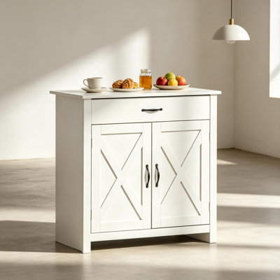 Versatile Sideboard,Farmhouse Style Storage Cabinet,Elegant Accent Cabinet
