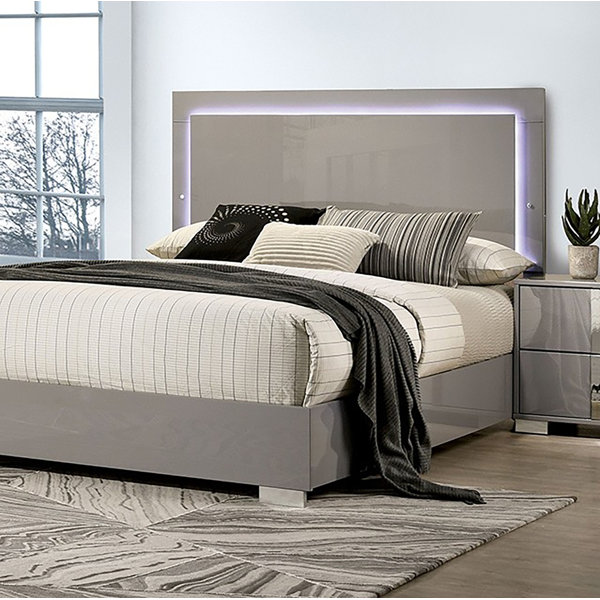 Ivy Bronx Brodyn Led Headboard Bed | Wayfair