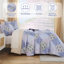 Ensemble de courtepointe réversible à motif floral 3 pièces 3 pièces-122256888-122256886