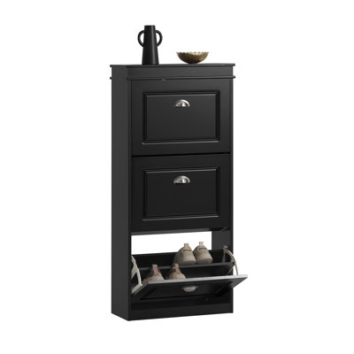 Moriah 12 Pair Shoe Storage Cabinet