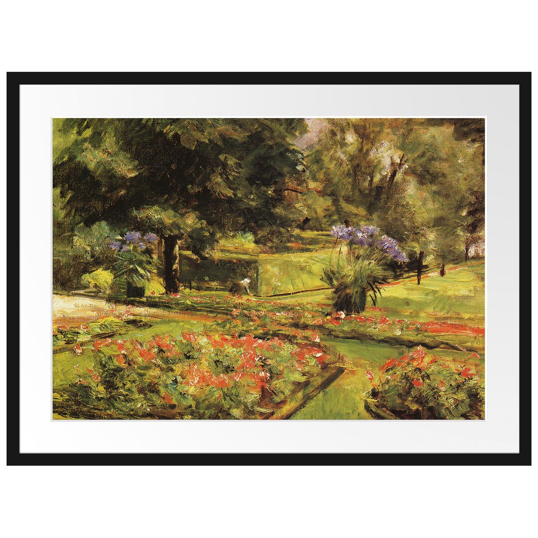 Gerahmter Kunstdruck Wannsee Garden von Max Liebermann