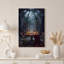 «Floating Key and Lanterns in Moonlit Gothic Dome», art mural-2046256095