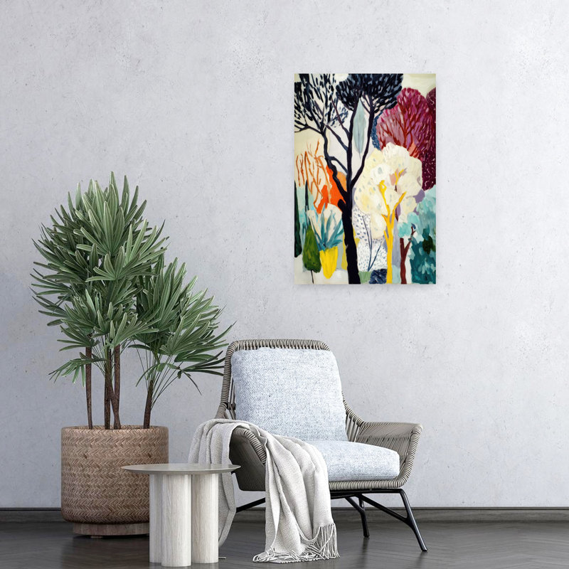 Art contemporain, art contemporain abstrait, H 24 po x l 16 po