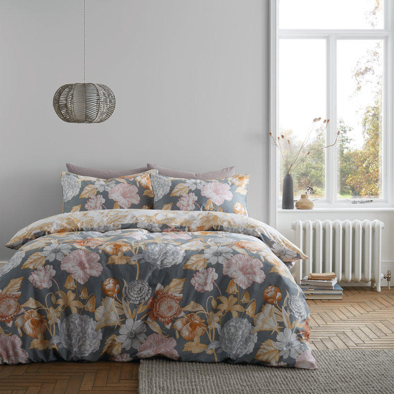 Tuileries 400 Thread Count Cotton Duvet Cover Set, Double Duvet Cover + 2 Standard Pillowcases