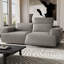 Valentina Leather Recliner Sofa,Black-107135393
