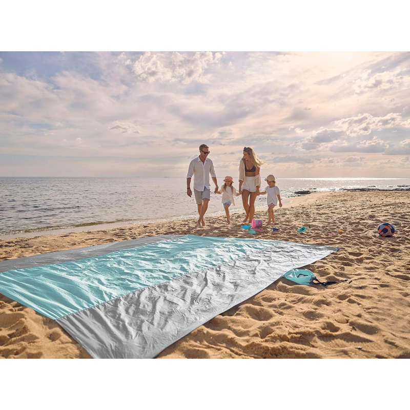  Couverture torsadée, Menthe/blanc