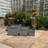 3 Piece Merton Acanthus Rectangular Planters, 19.75"