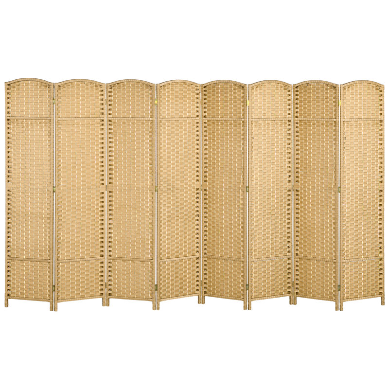 Paravent 8 panneaux pliable