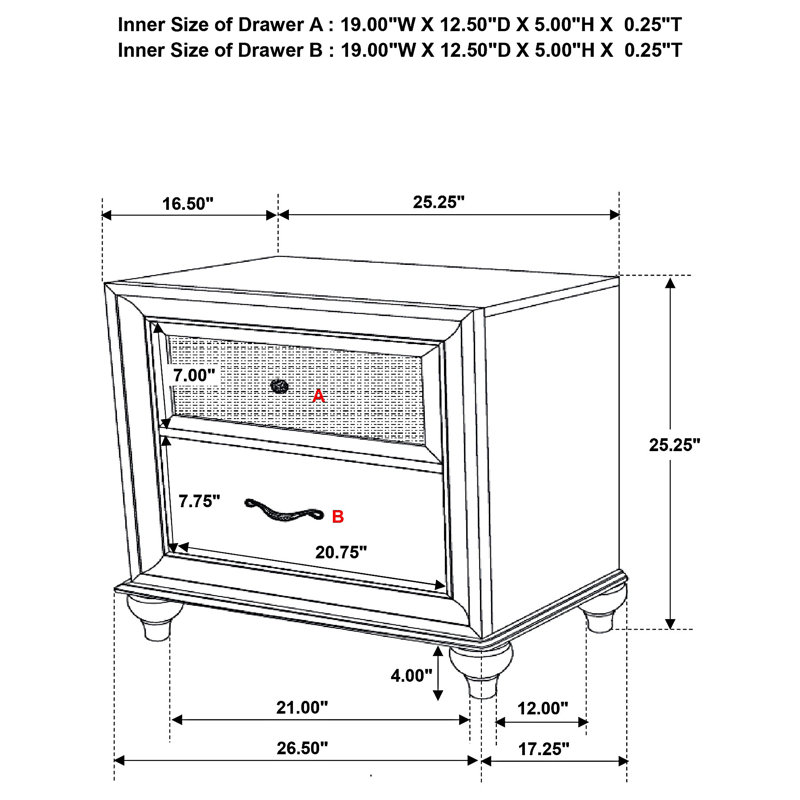Nightstand With Drawer