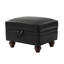 Repose-pieds en cuir avec rangement l 27 po Djuana-105833023