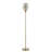 Uplight Floor Lamp With Mercury Glass Shade