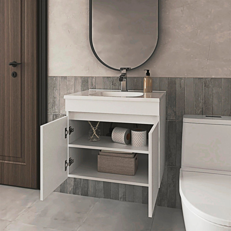 Coiffeuse avec portes, Blanc