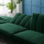 Canapé-lit modulaire réversible avec 2 coussins -397131604