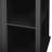 Kitchen Island With 47.2" X 19.7" Cabinet, Extendable Dining Table, Adjustable Shelves, Power Supply, Mobile Function 47 - Inch Countertop, Storage Compartments, Texture, Soft Close Hinges, Black-1312506742