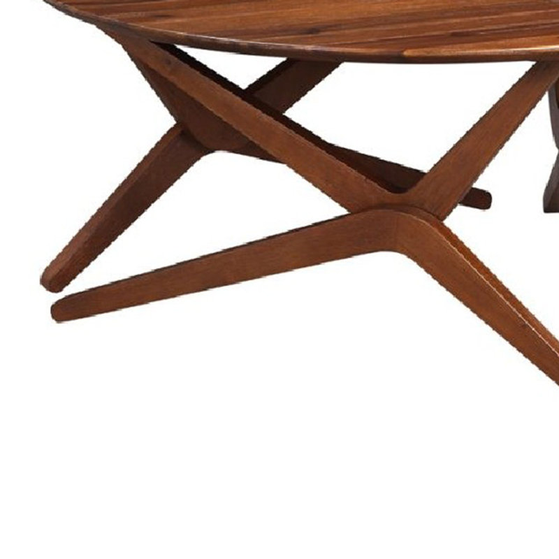 Brandow Round Solid Wood Dining Table