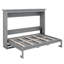 Lit escamotable horizontal, lit escamotable en bois Farmhouse, lit plateforme mural en bois-1717099098