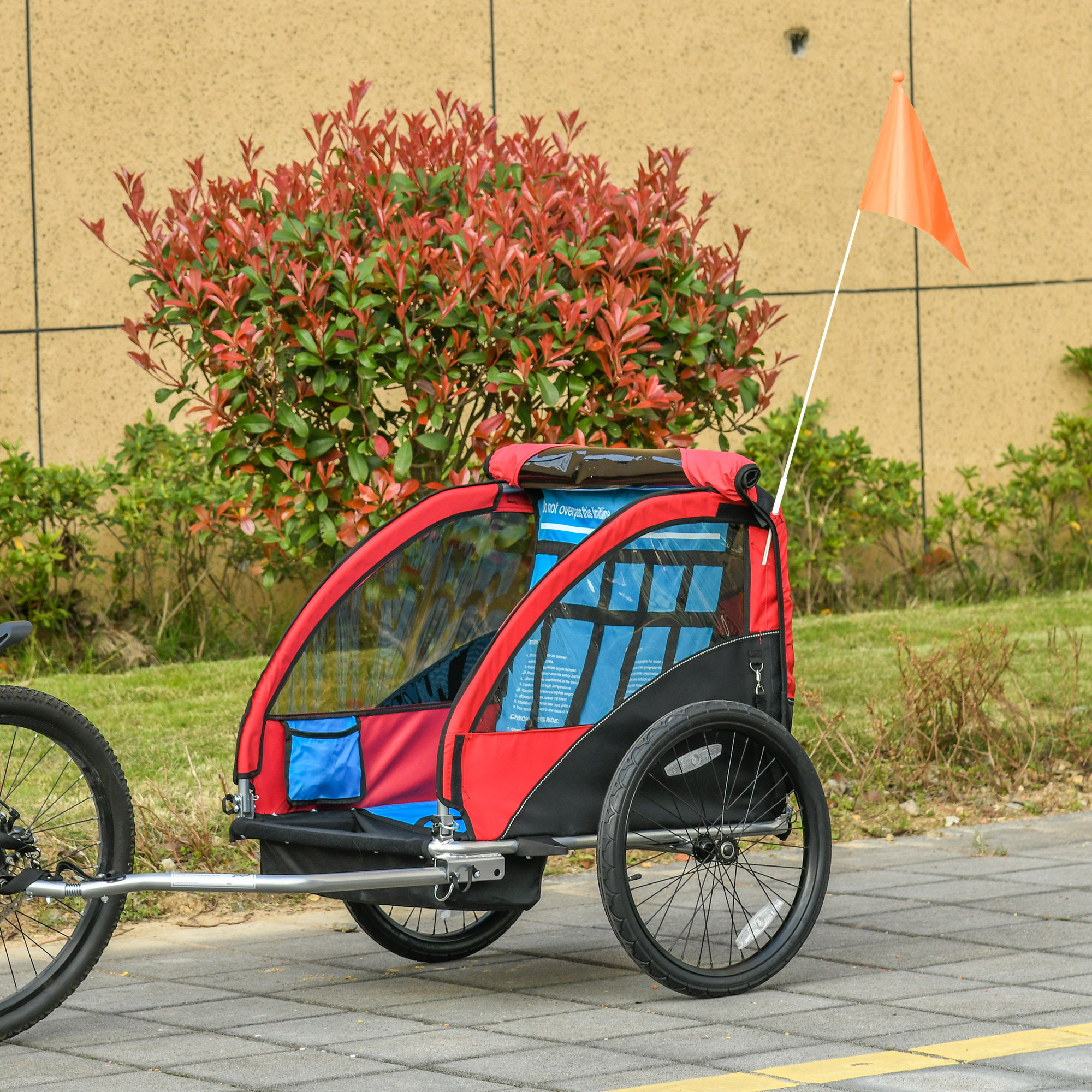 Instep bike 2024 trailer two seater