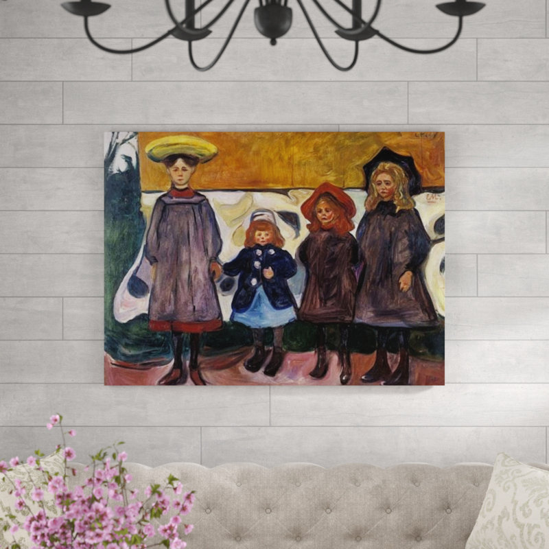 Edvard Munch - Wrapped Canvas Painting, 90cm H x 120cm W x 1.8cm D