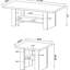 3 tables basses en bois d'ingénierie avec chêne, tablette inférieure pour le rangement, surface lisse et élégant, grand espace de vie principal au fini profond, pour garder l'ordre, pièce idéale