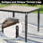 5-piece Ergonomic Patio Outdoor Metal Dining Set With Umbrella Hole-118944896