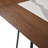 Arevalo Transitional 79 In. Rectangular Dining Table With Brown Wood And White Sintered Stone Table Top - Seats Up To 6