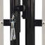 Crabtree Metal Door Fence Garden Mesh Gate with Lock Patio Fencing Terrace-87948114