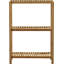 Étagères de salle de bain autoportantes en bois massif l 22,1 po x H 31,5 po Apfelstadt