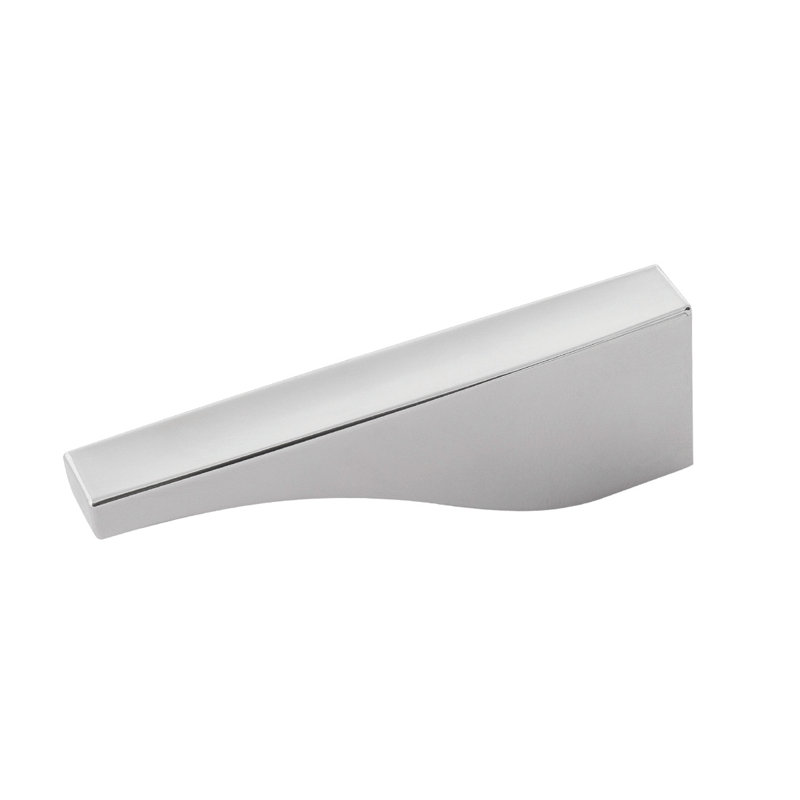 Channel Collection Knob - 3" x 1/2 " Cabinet Knob - Contemporary Hardware for Drawers & Cabinets, Chrome