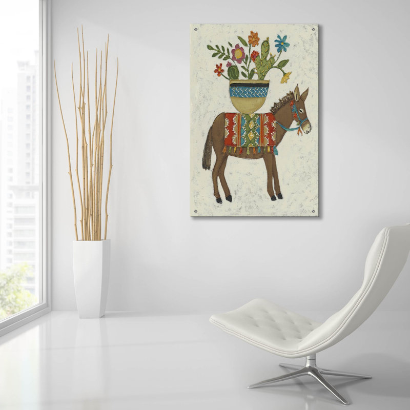 Art mural en verre épique «Market Boro 1» par Chariklia Zarris, 24 po x 36 po, H 36 po x l 24 po