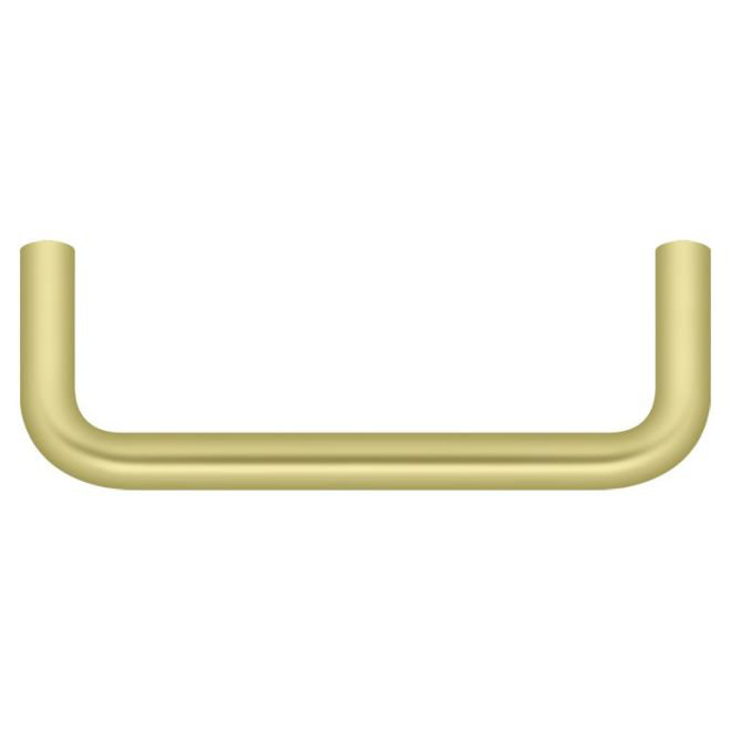 Arch Pull, 3 1/2", Polished Brass