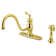 Heritage Singe Handle Centerset Kitchen Faucet with Buckingham Lever Handle