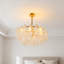 Lustre rond en cristal 6 lumières 23,6 po