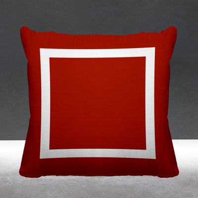 Luella Geometric Outdoor Reversible Throw Pillow