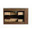 Bathroom Vanity 30" Wall Mount, 2/3 Extended Soft Close Drawer, Brown Oak Magnificence Mounted 30", Sophistication