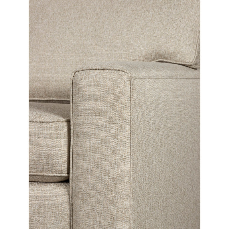 Yosef 82.5" Upholstered Sleeper Sofa, Hanson Taupe Performance