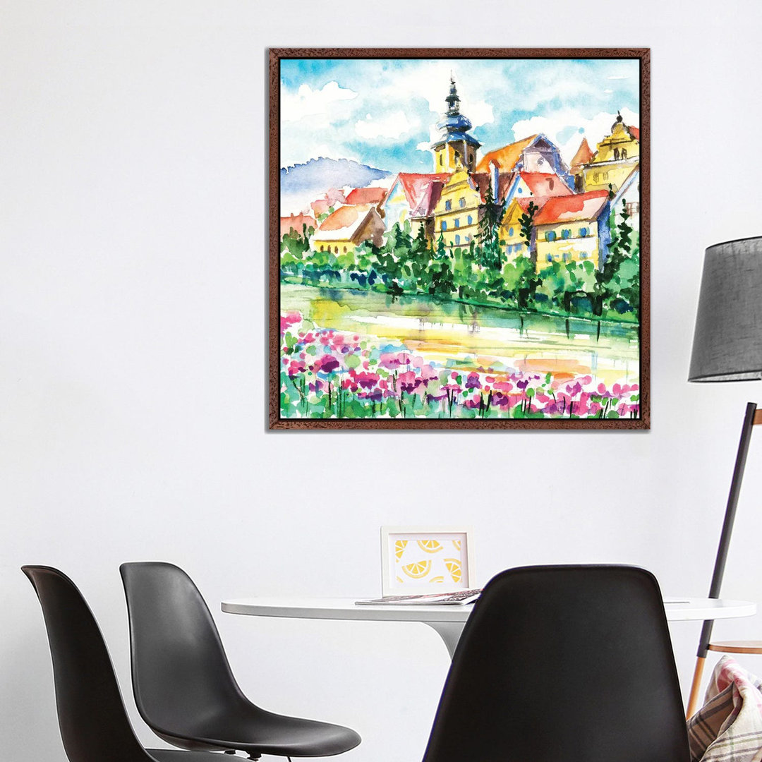 Small Town by DeepGreen - Gallery-Wrapped Canvas Giclée on Canvas