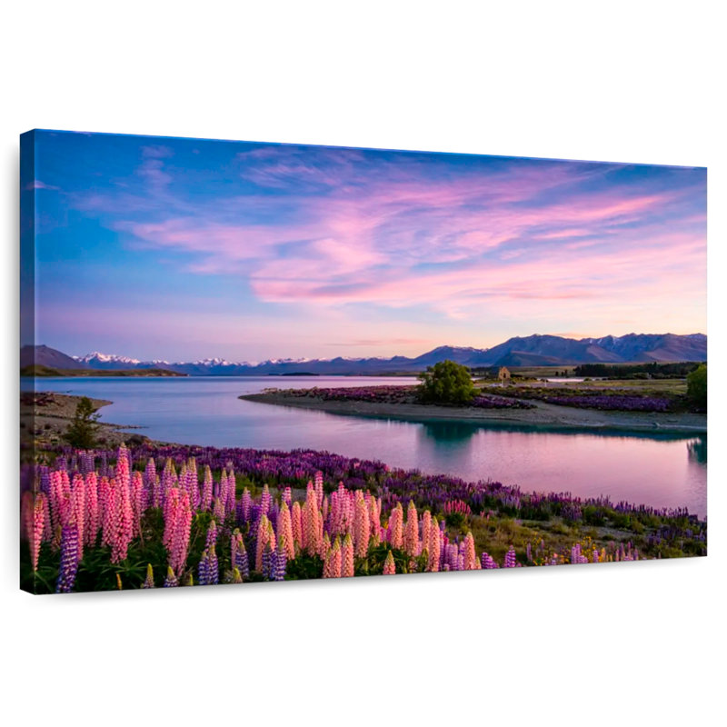 Alvord aube au lac Tekapo, H 24 po x l 36 po