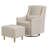 Toco Swivel Glider with Ottoman Set-61079005