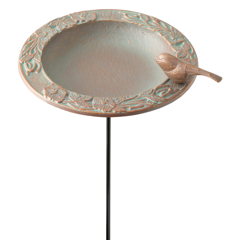 Hackett Bird Feeder, Copper Verdi