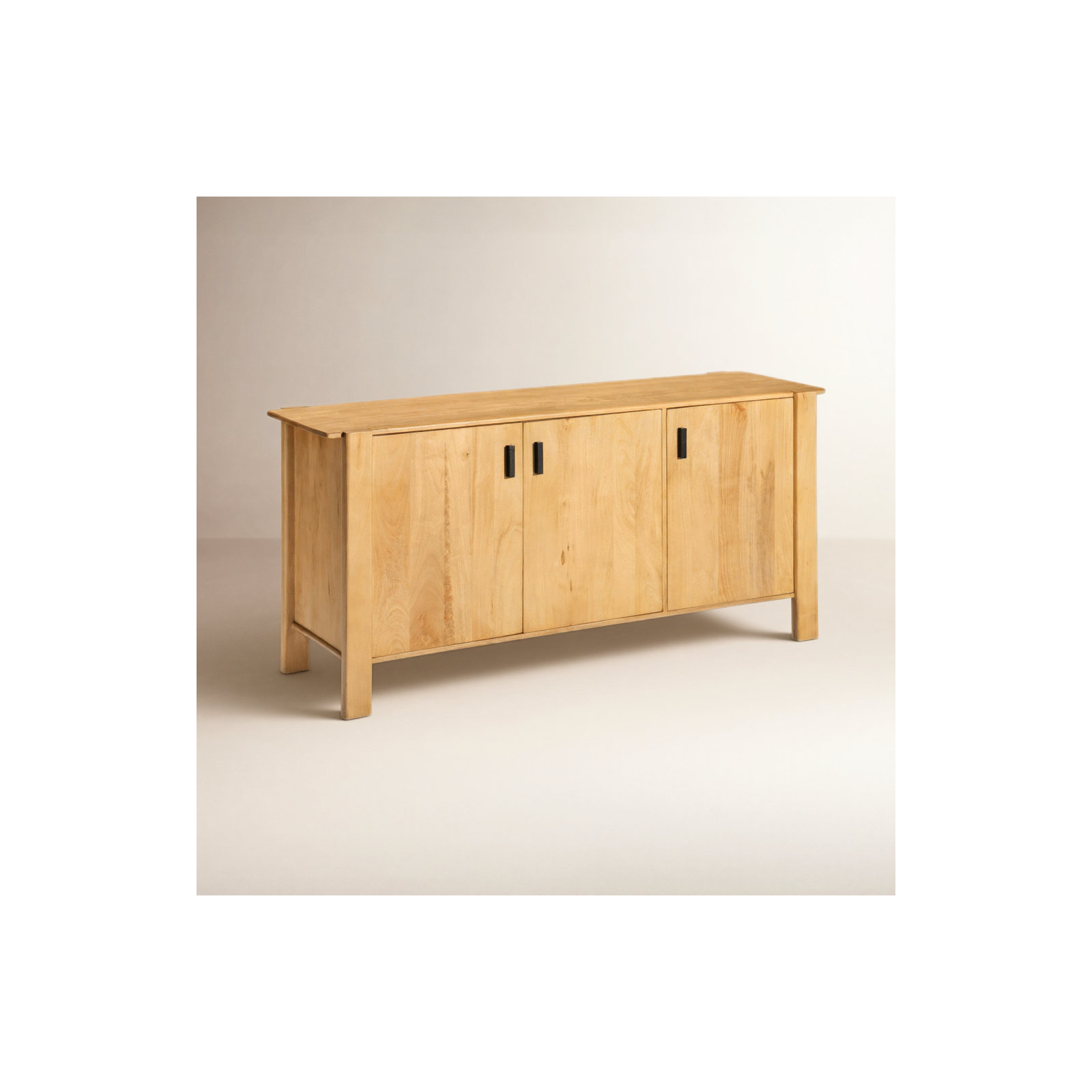 Villenova Solid Wood Sideboard, Light Blonde