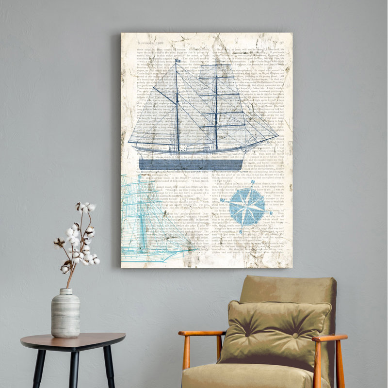 Classic Sailing I by Joannoo - Wrapped Canvas Print, 70cm H x 50cm W x 4cm D