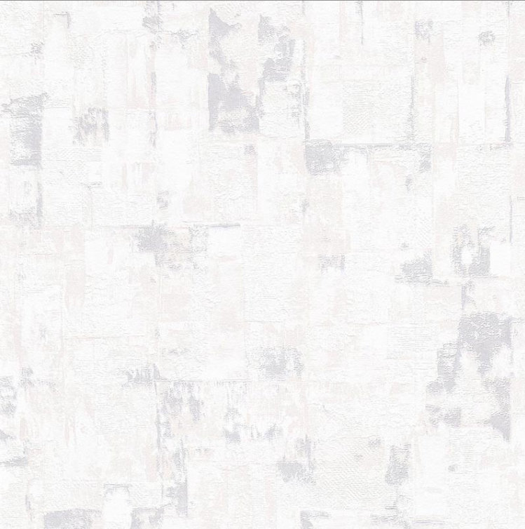 Rouleau de papier peint, Blanc / gris