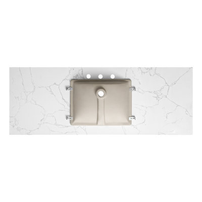 bathroom stone vanity top lightning white