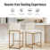 4 White Bar Stools
