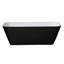 Baignoire autoportante en pierre de trempage 67 po. X 31 po.