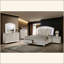 Table de chevet avec 2 tiroirs Crystal and Mirror Accents