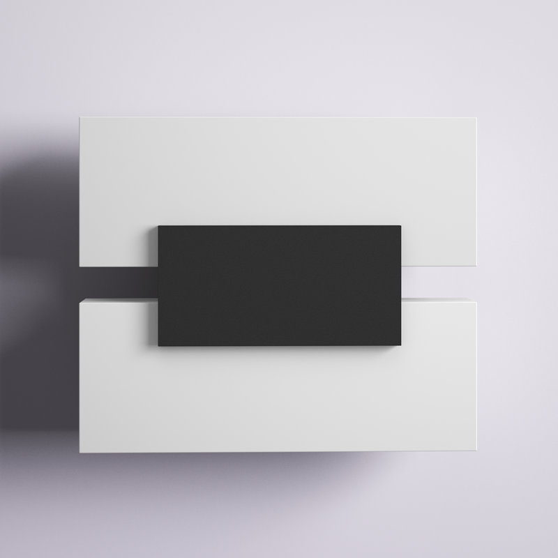 Demelza LED Flush Mounted Sconce, Matte Black