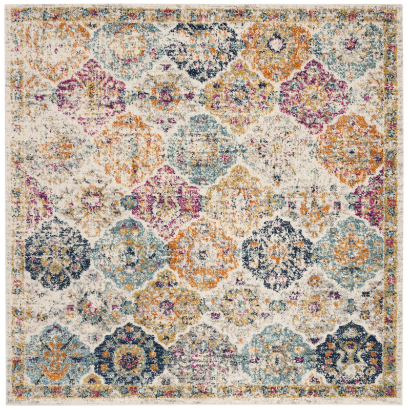 Christa Oriental Indoor Rug, Square 3'